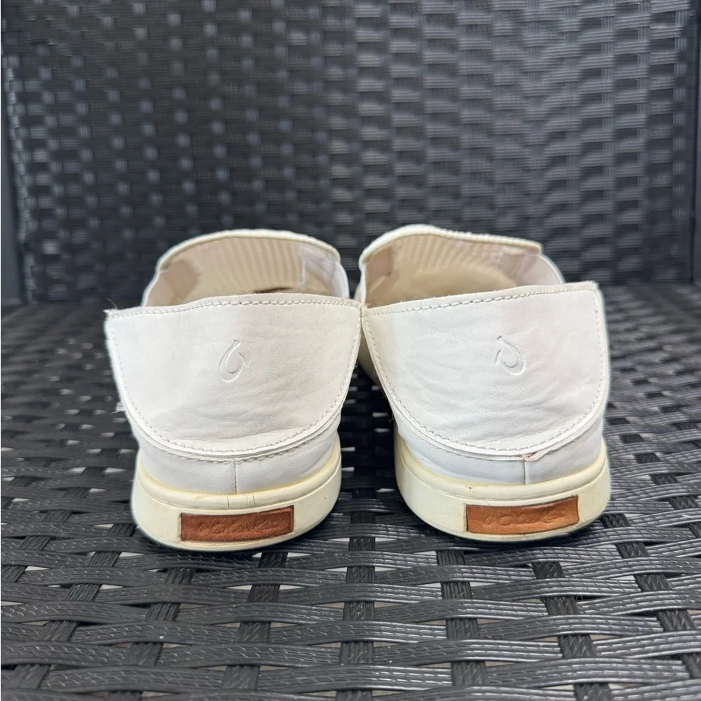Olukai Pehuea Women’s Slip-On Sneakers White Mesh W8.5 EUR‎ 38.5 Comfy